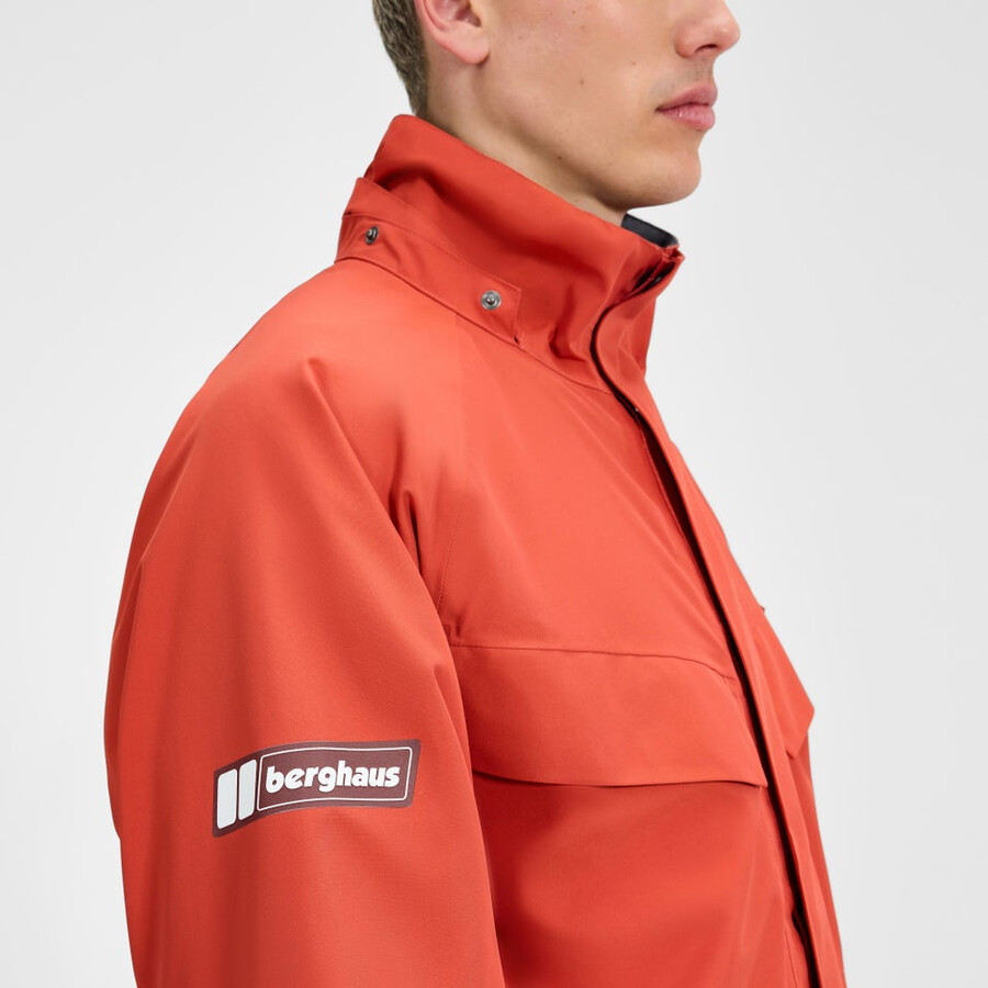 unisex vulcanismo parka - arancio berghaus