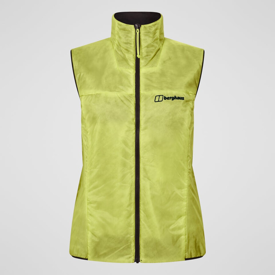donne mtn spigolo sintetico gilet - nero berghaus