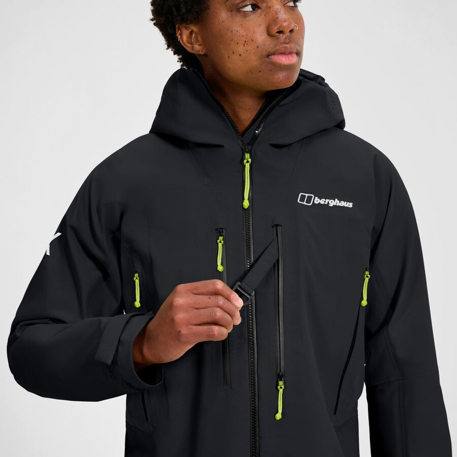 donna di estrema avanguardia gore-tex giacca - nero berghaus