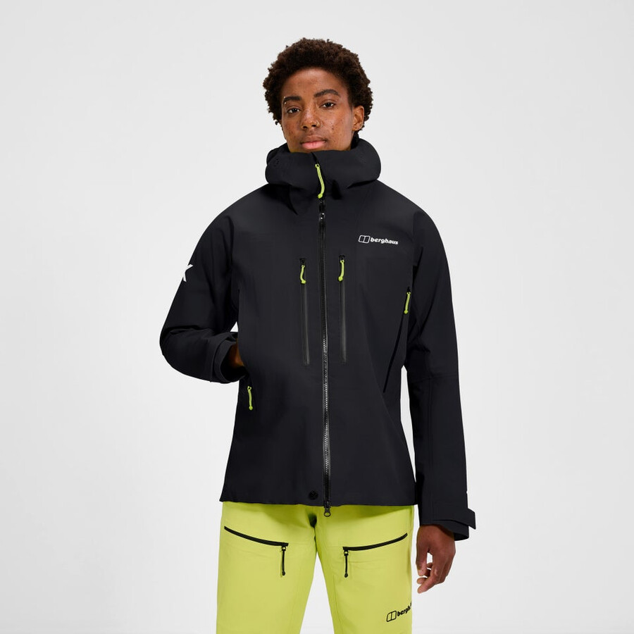 donna di estrema avanguardia gore-tex giacca - nero berghaus