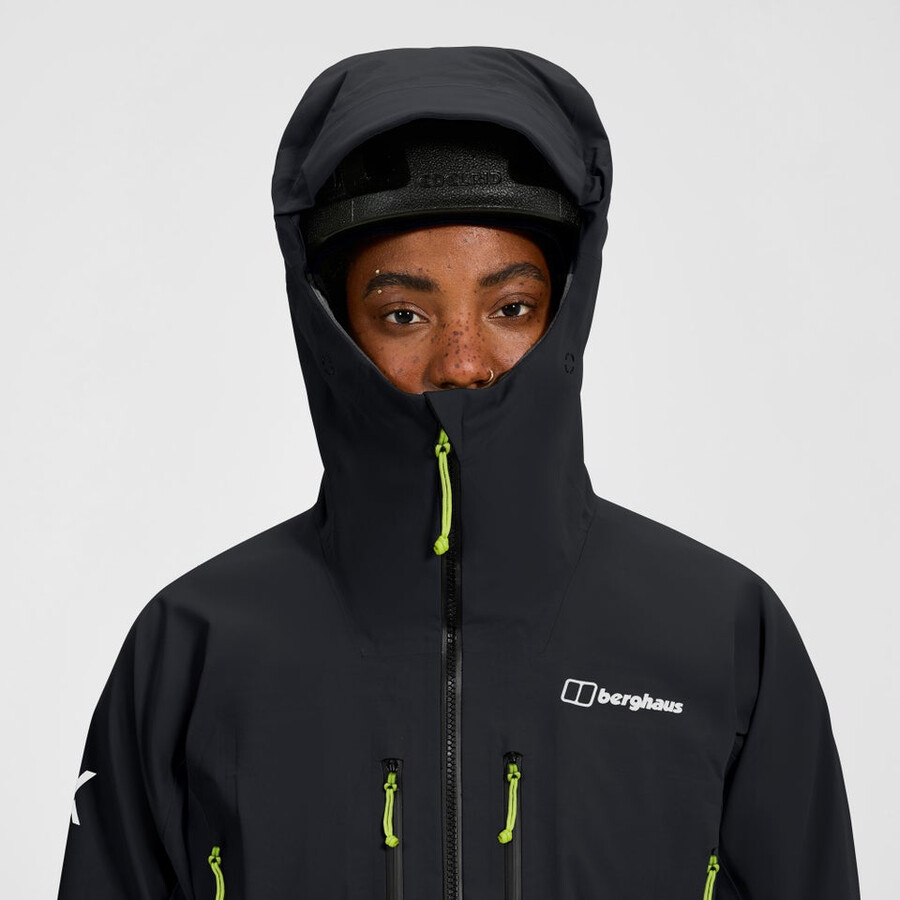 donna di estrema avanguardia gore-tex giacca - nero berghaus