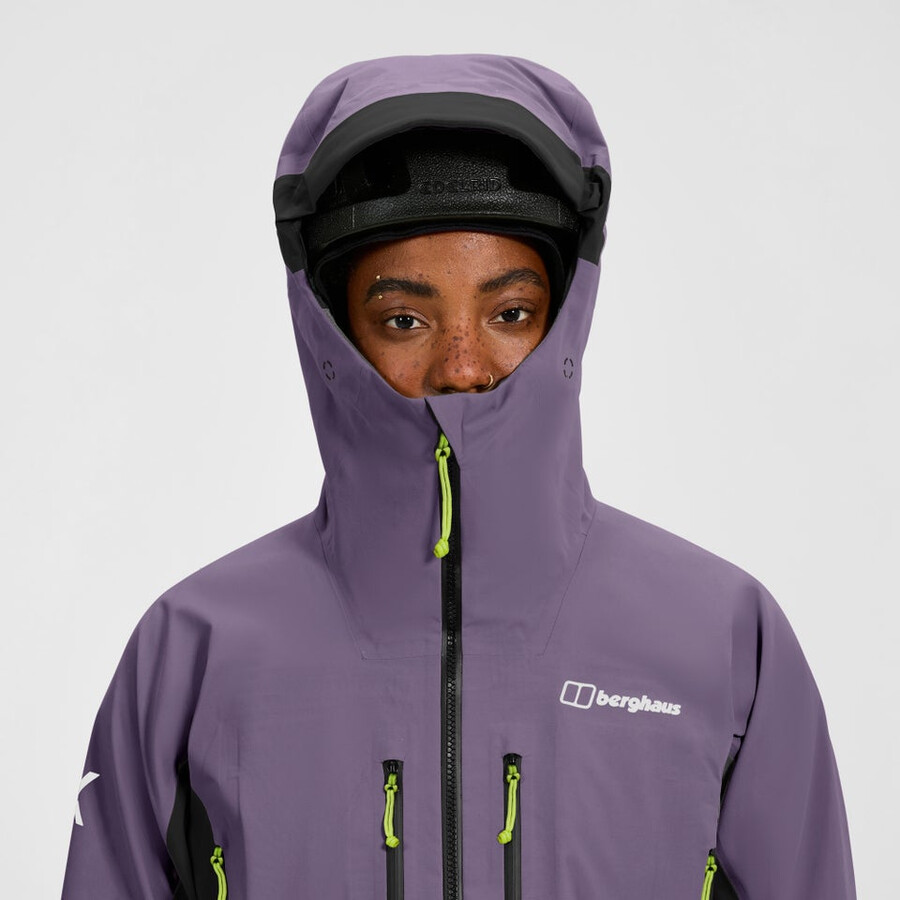 donna di estrema avanguardia gore-tex giacca - viola berghaus