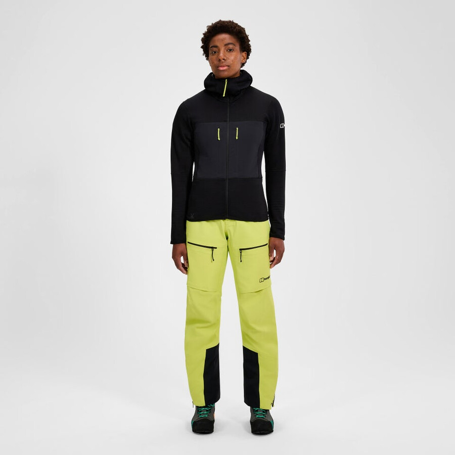 donna di estrema avanguardia gore-tex pantaloni - giallo berghaus
