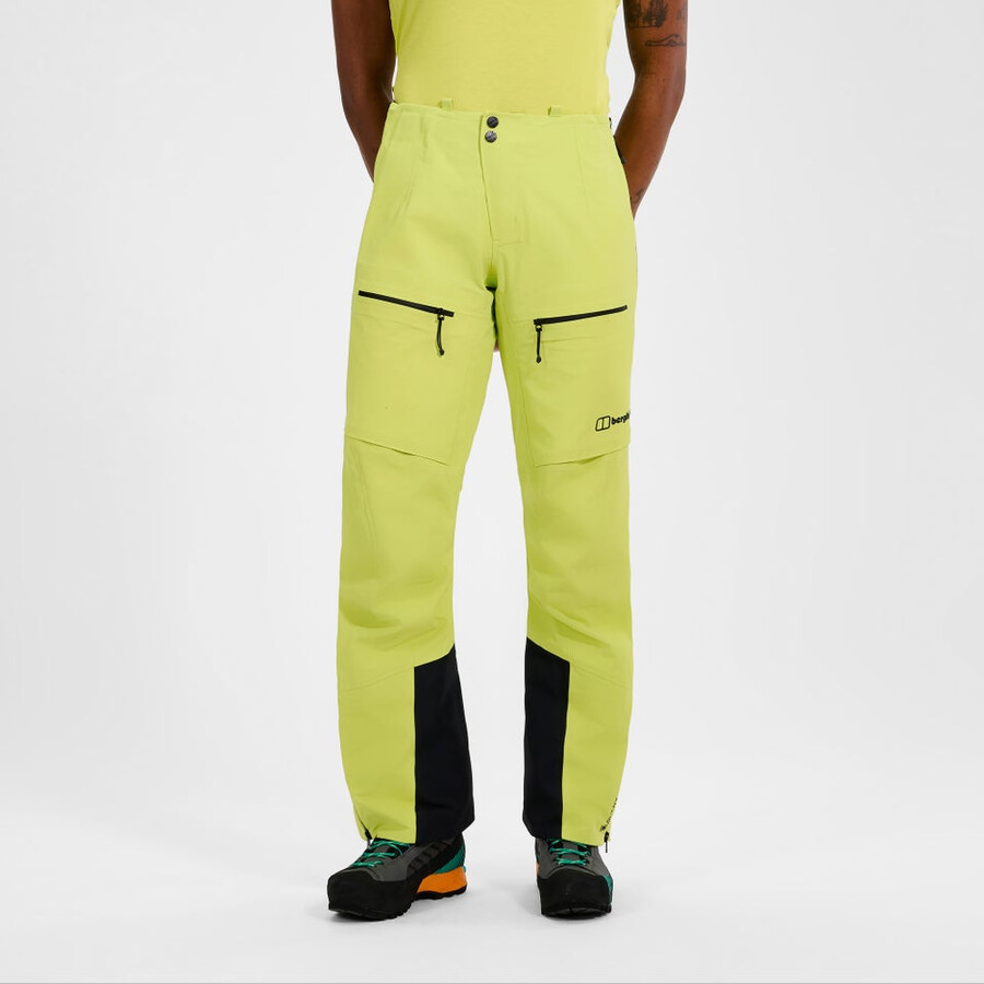 donna di estrema avanguardia gore-tex pantaloni - giallo berghaus