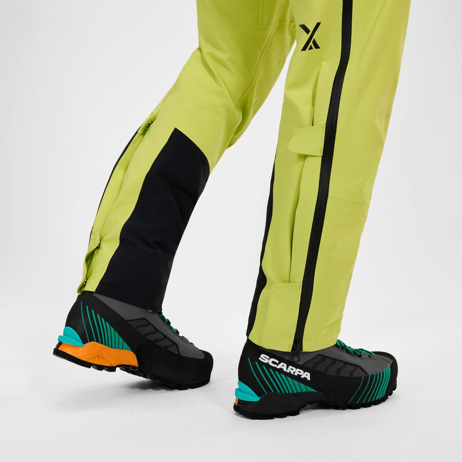 donna di estrema avanguardia gore-tex pantaloni - giallo berghaus