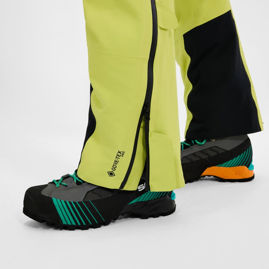 donna di estrema avanguardia gore-tex pantaloni - giallo berghaus