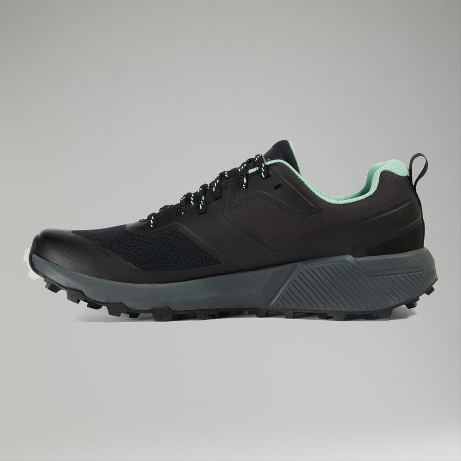 donne trailway active gore-tex scarpe - neroverde berghaus