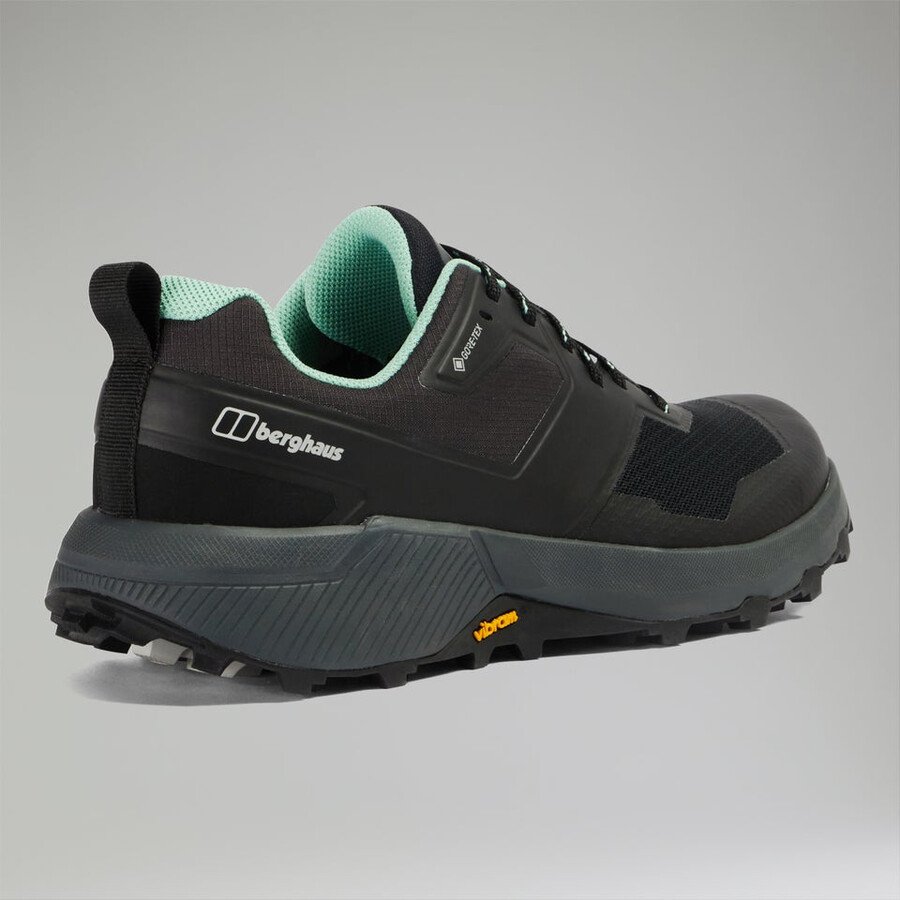 donne trailway active gore-tex scarpe - neroverde berghaus